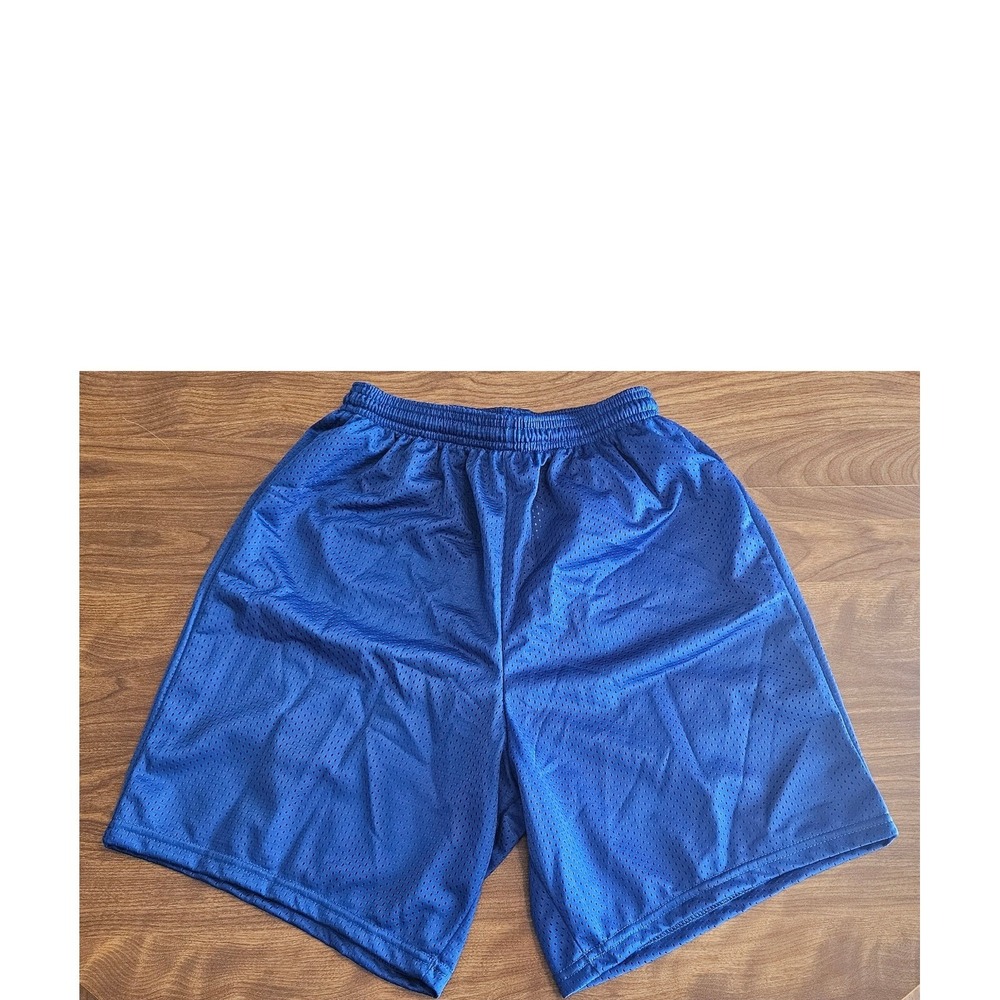 Alleson Athletic Royal‎ Blue Mesh Shorts Basketball Gym Activewear